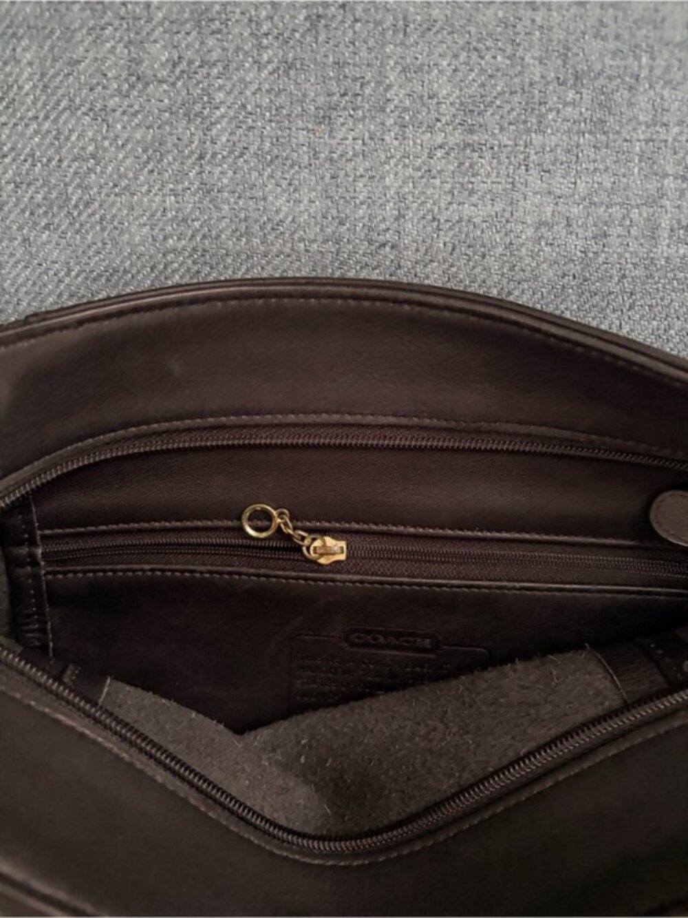 Coach Bag Vintage 4169 Soho Erickson Black Leather Shoulder Bag Hobo Bag - Picture 11 of 15